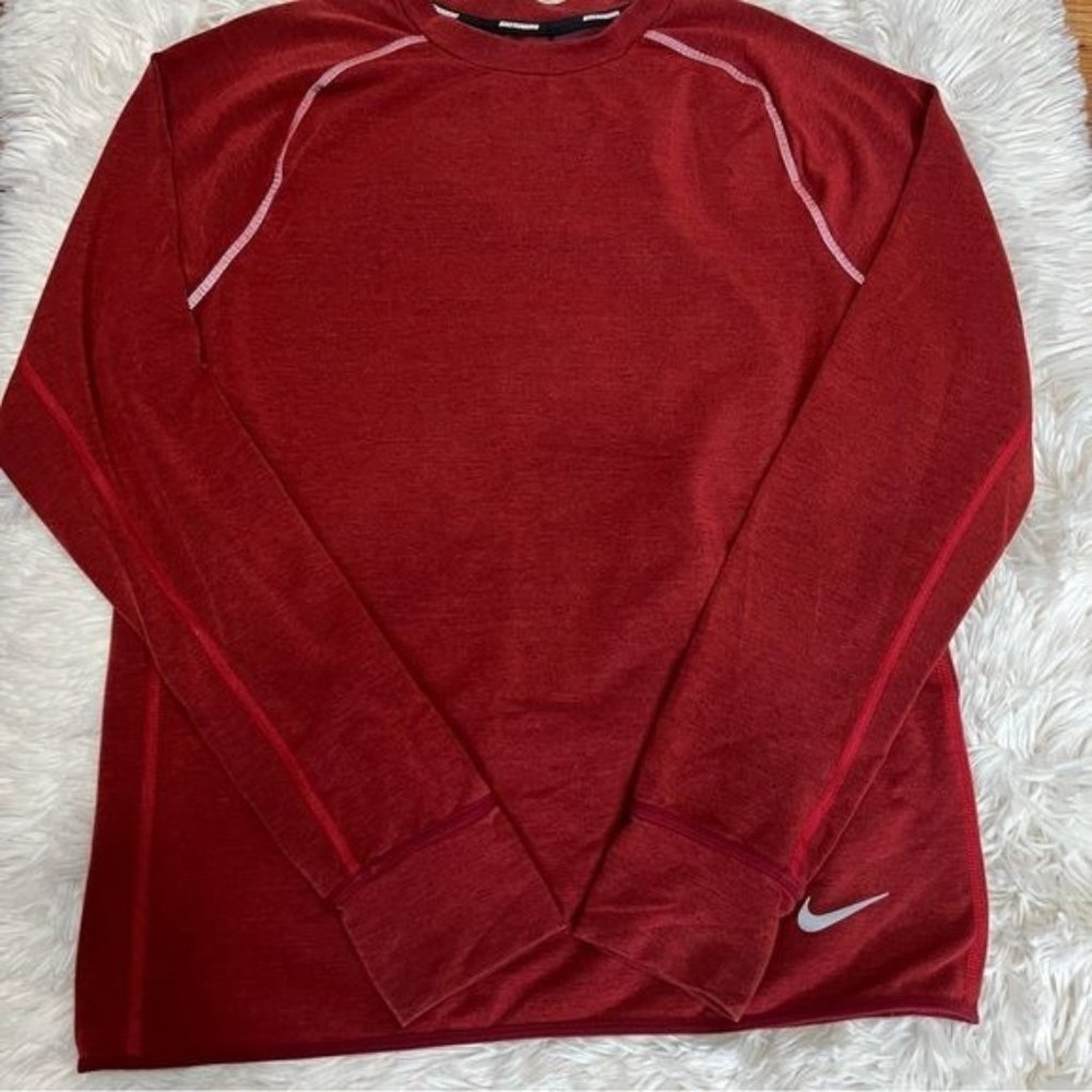 Nike dry fit men running sweatshirt size M